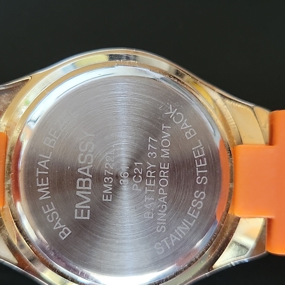 Ladies Orange Watch - Picture 3 of 4
